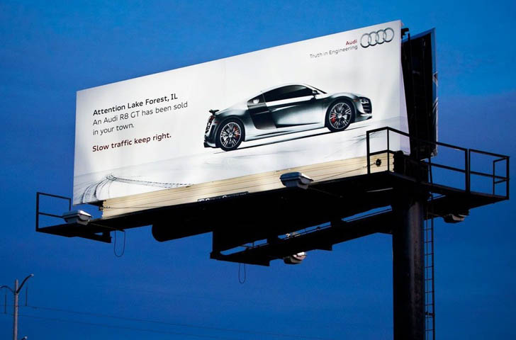 Реклама Audi R8 GT